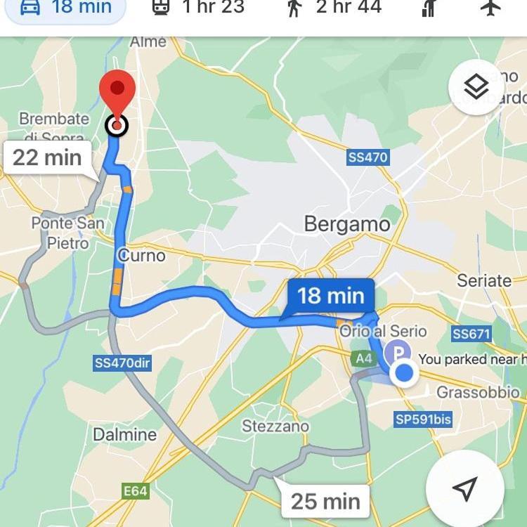 Villetta Rossini Appartamento Da Condividere Con Me Luciano Servizio Ospiti Taxi Driver Navetta No Wifi 2 Camera Da Letto Per 5 Persone Valbrembo Zewnętrze zdjęcie